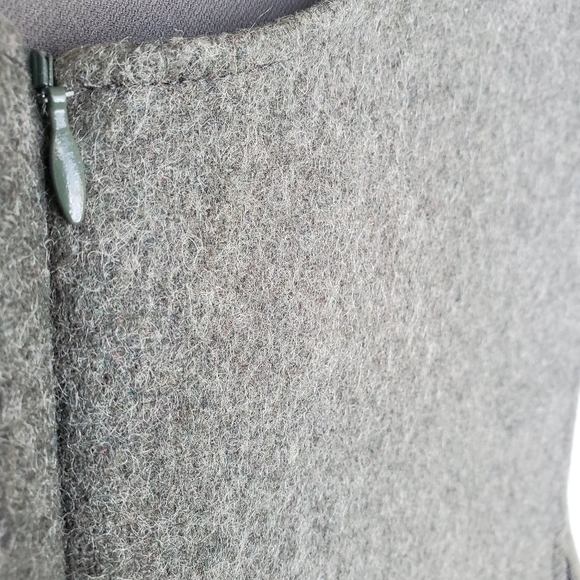 COS Wool Vest Zip Front NWOT Size 10 Neutral Minimalist - Picture 6 of 12
